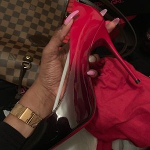 Black/Red “Kate” Christian Louboutin Pump